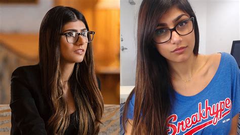 mia khalifa in glasses|Mia Khalifa auctions glasses from her adult films to support。